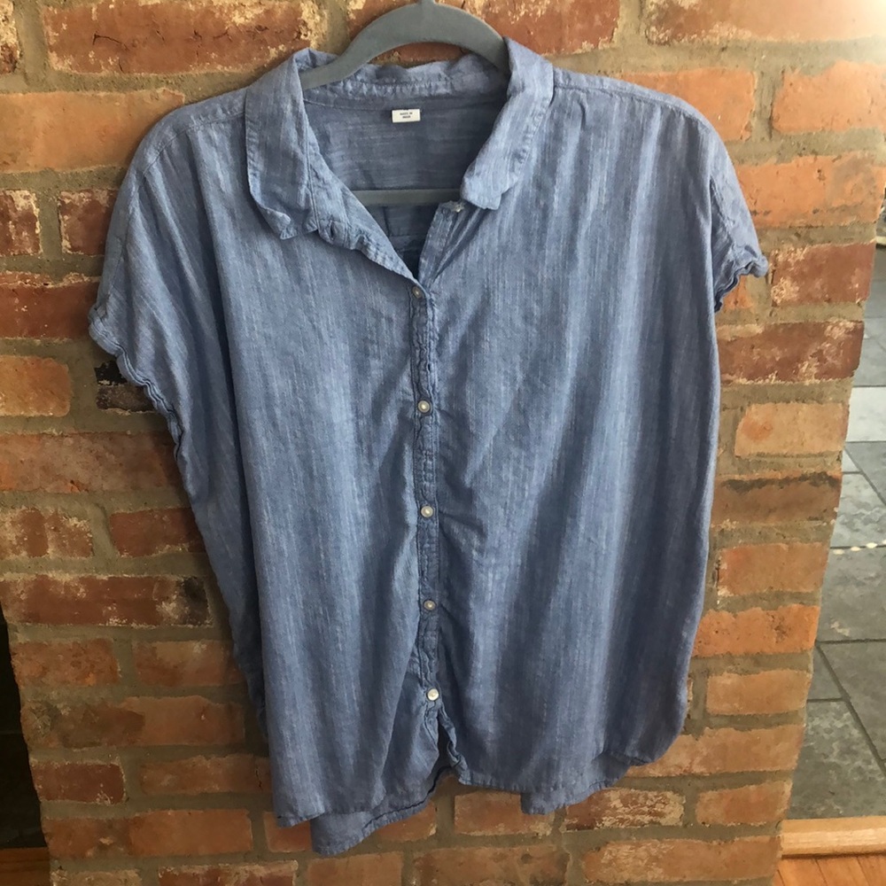 Old Navy casual chambray button down